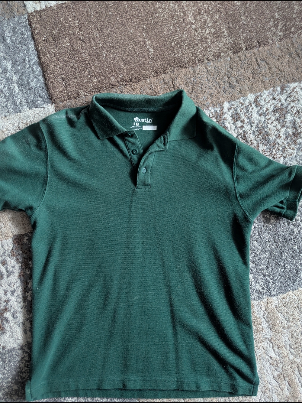 Austin Clothing Co. Men's Dark Green Polo Shirt